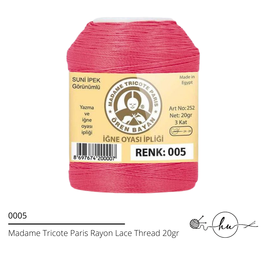 Madame Tricote Paris Rayon Lace Thread 20gr