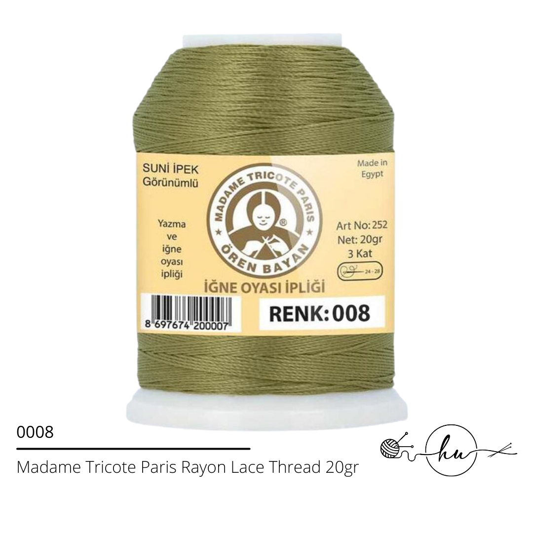 Madame Tricote Paris Rayon Lace Thread 20gr