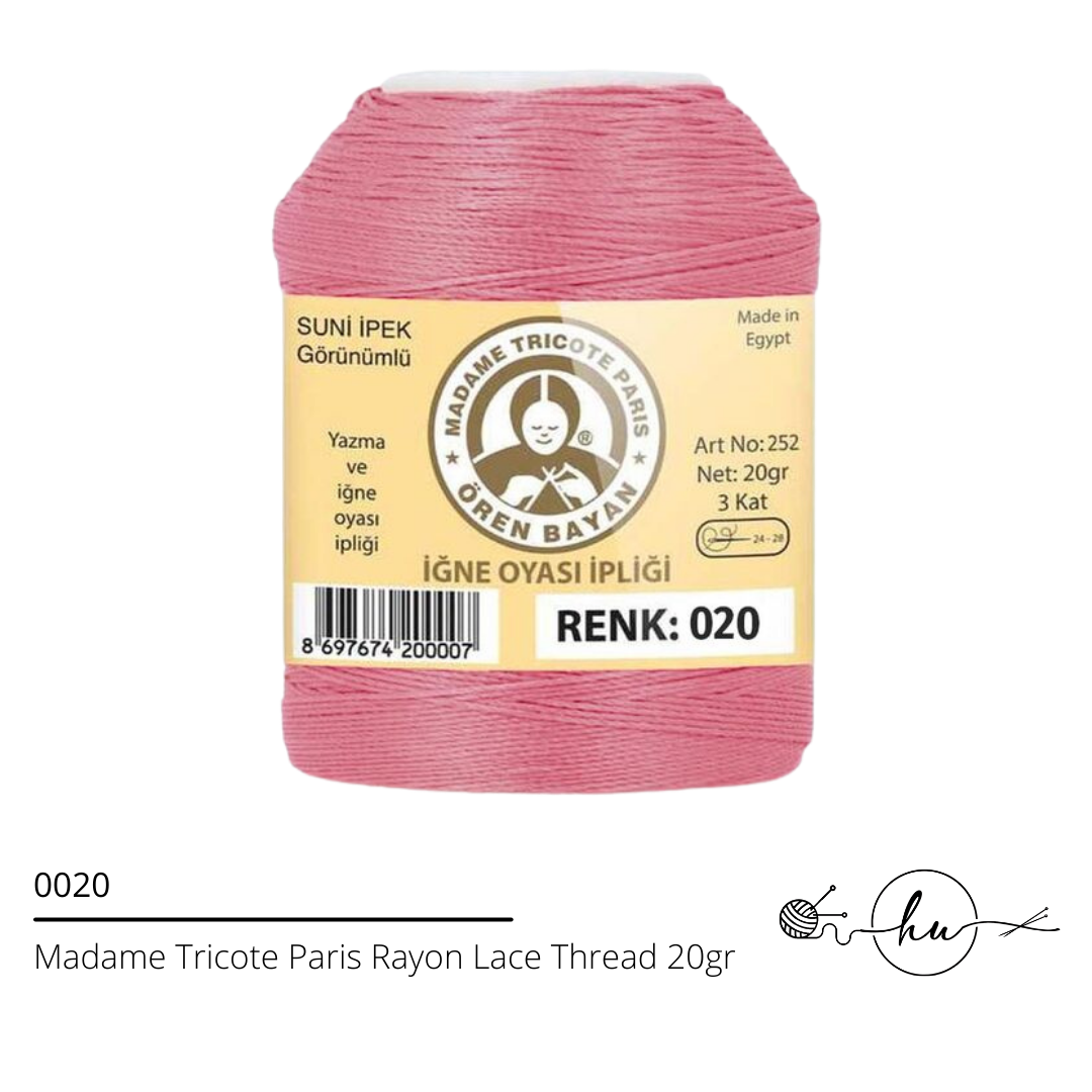 Madame Tricote Paris Rayon Lace Thread 20gr