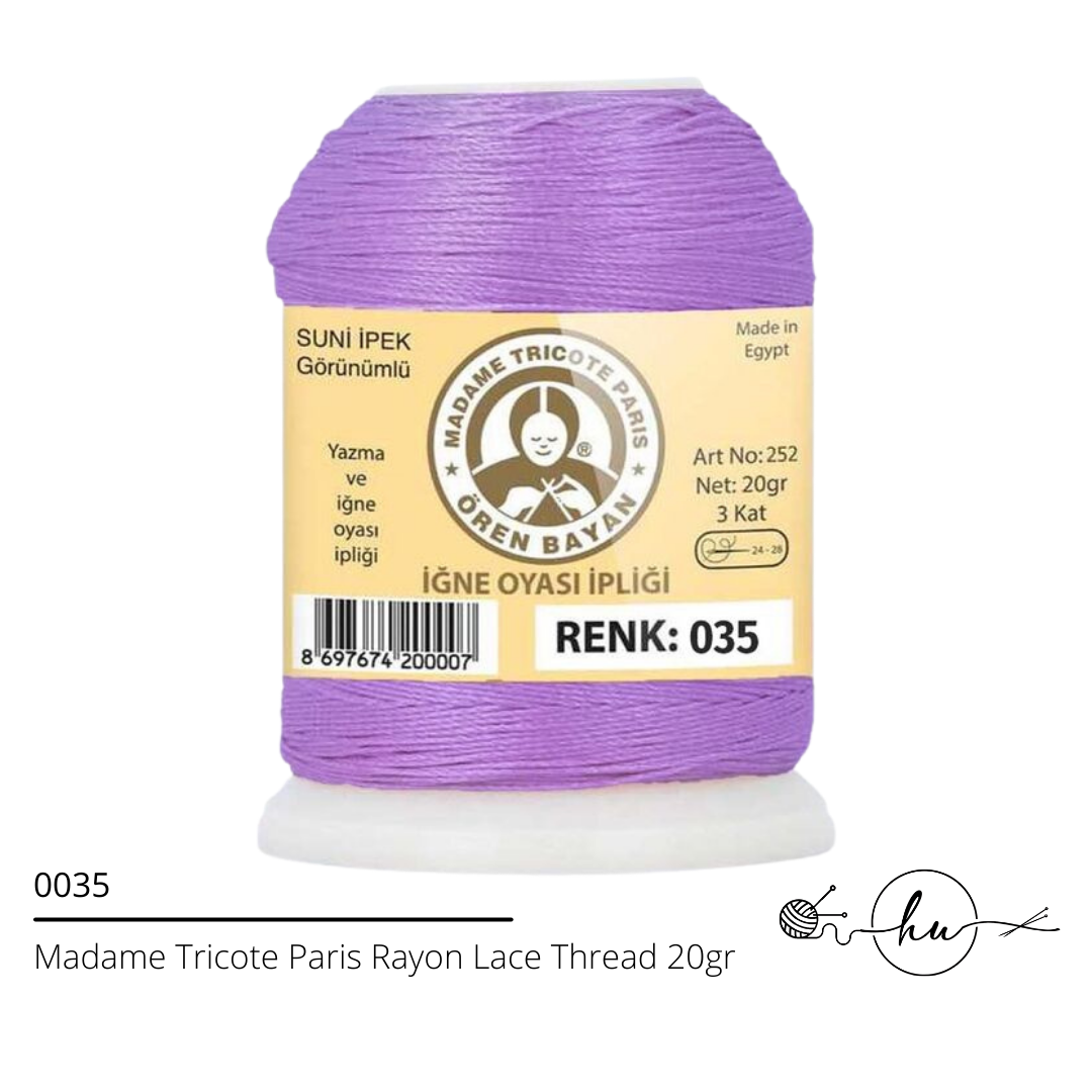 Madame Tricote Paris Rayon Lace Thread 20gr