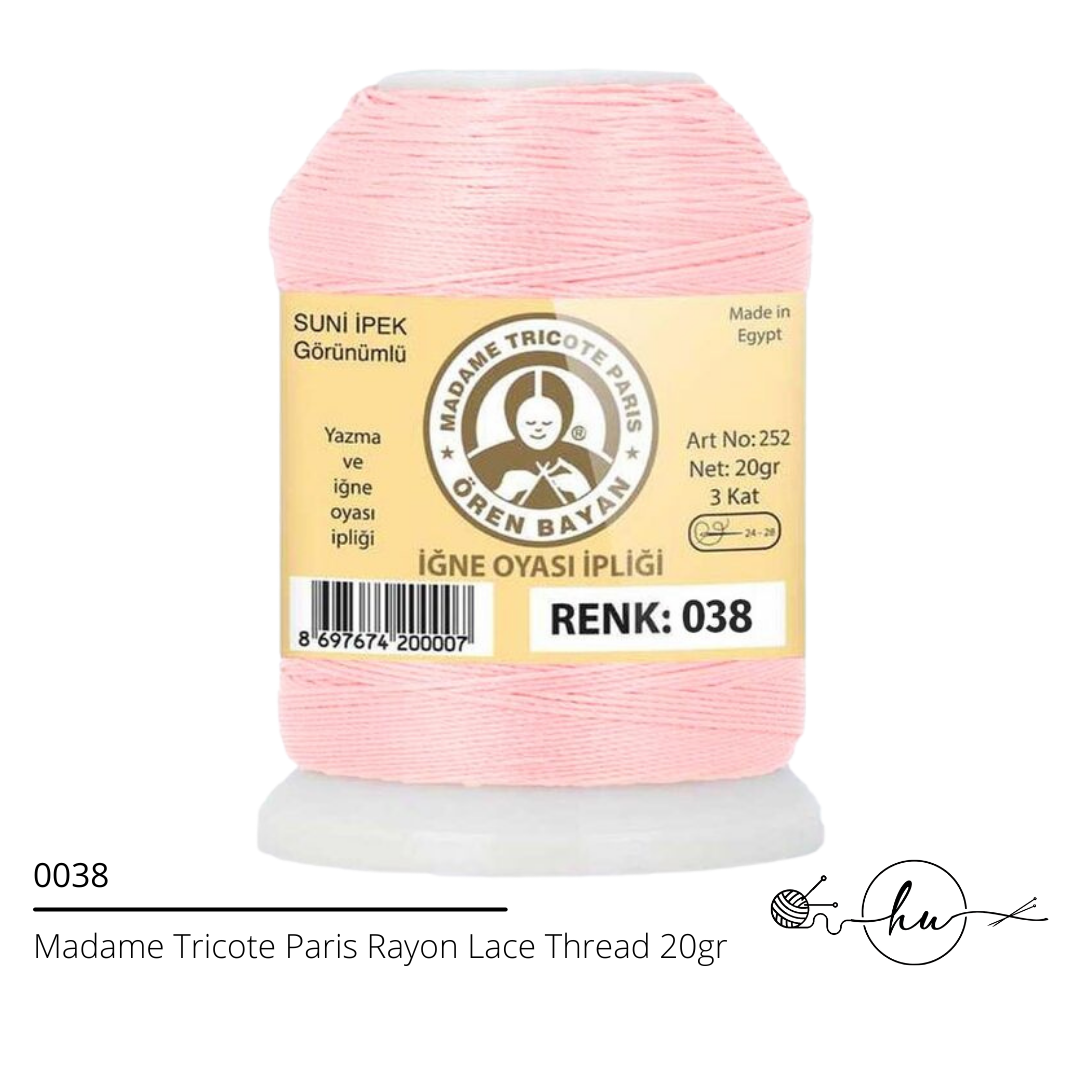 Madame Tricote Paris Rayon Lace Thread 20gr