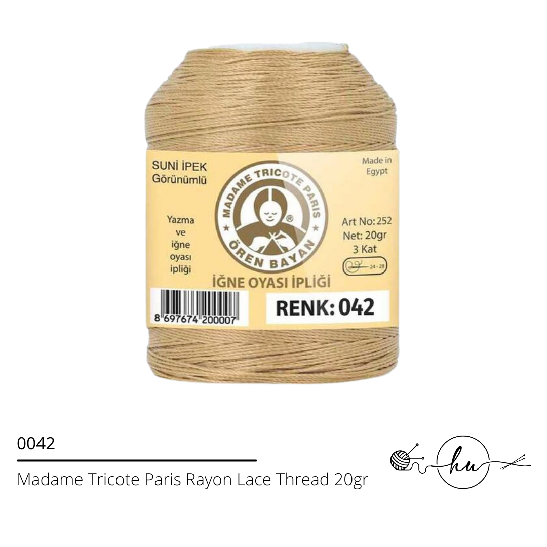 Madame Tricote Paris Rayon Lace Thread 20gr