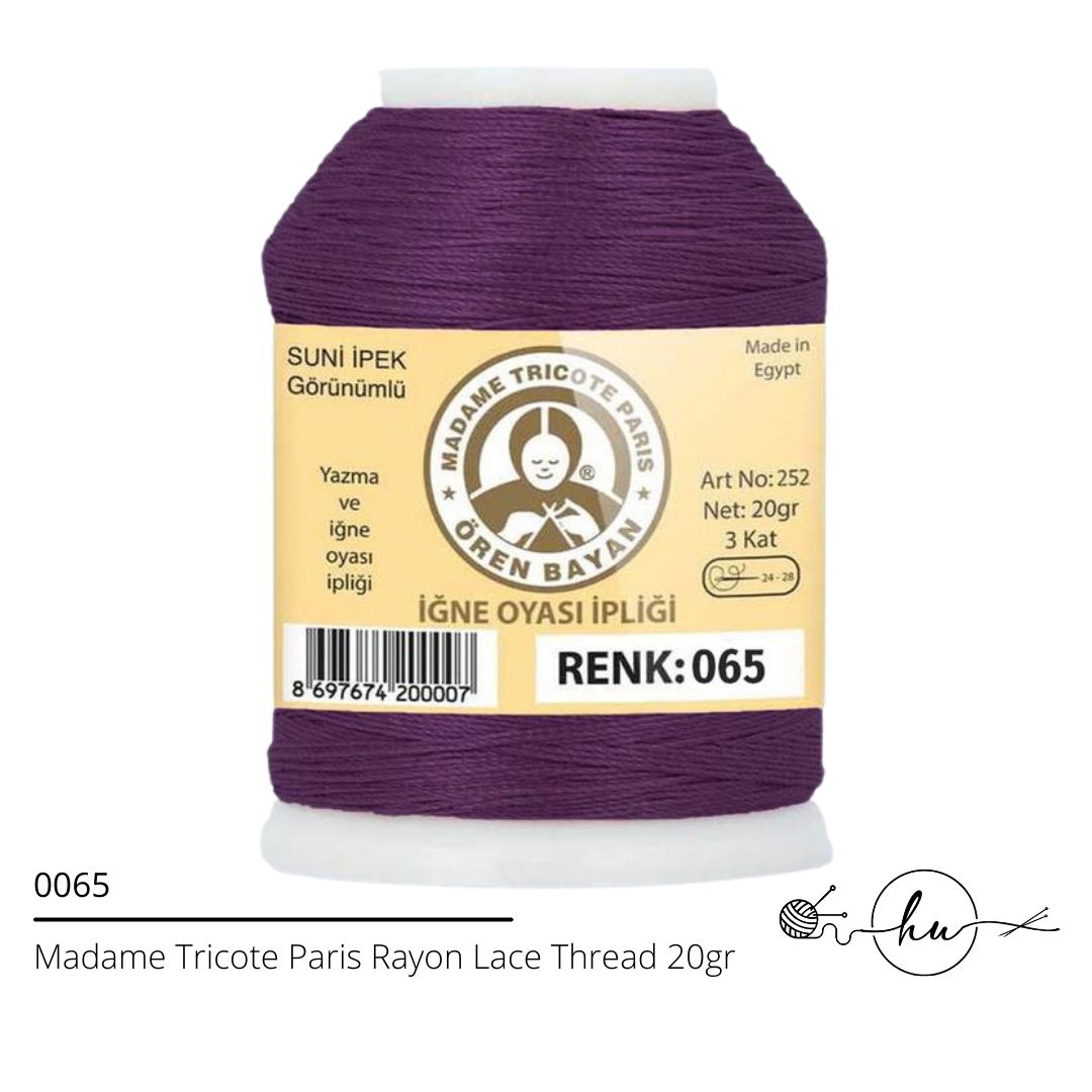 Madame Tricote Paris Rayon Lace Thread 20gr