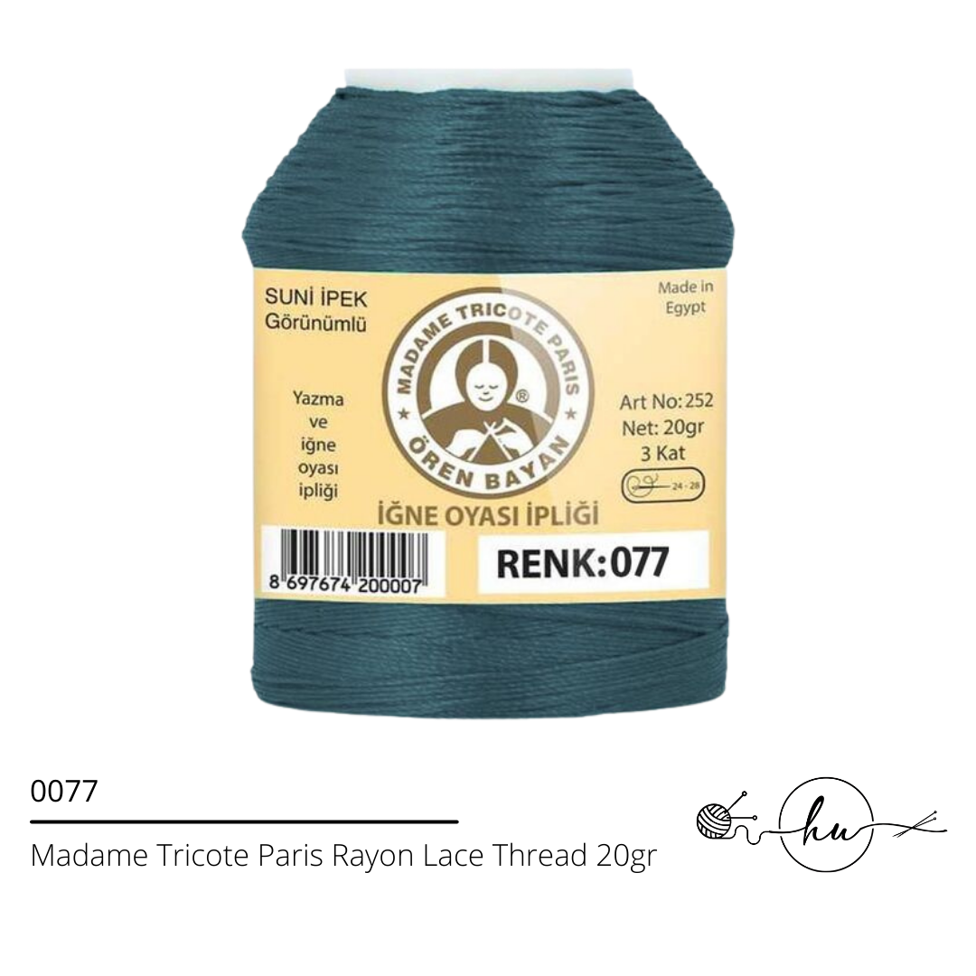 Madame Tricote Paris Rayon Lace Thread 20gr