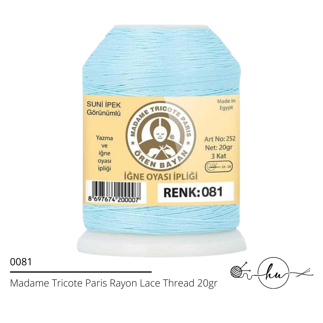 Madame Tricote Paris Rayon Lace Thread 20gr