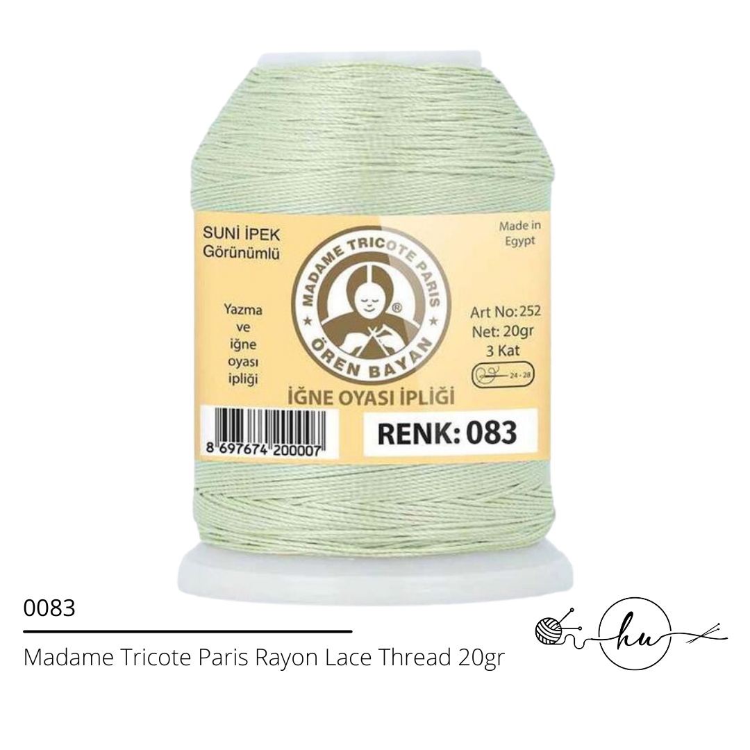 Madame Tricote Paris Rayon Lace Thread 20gr