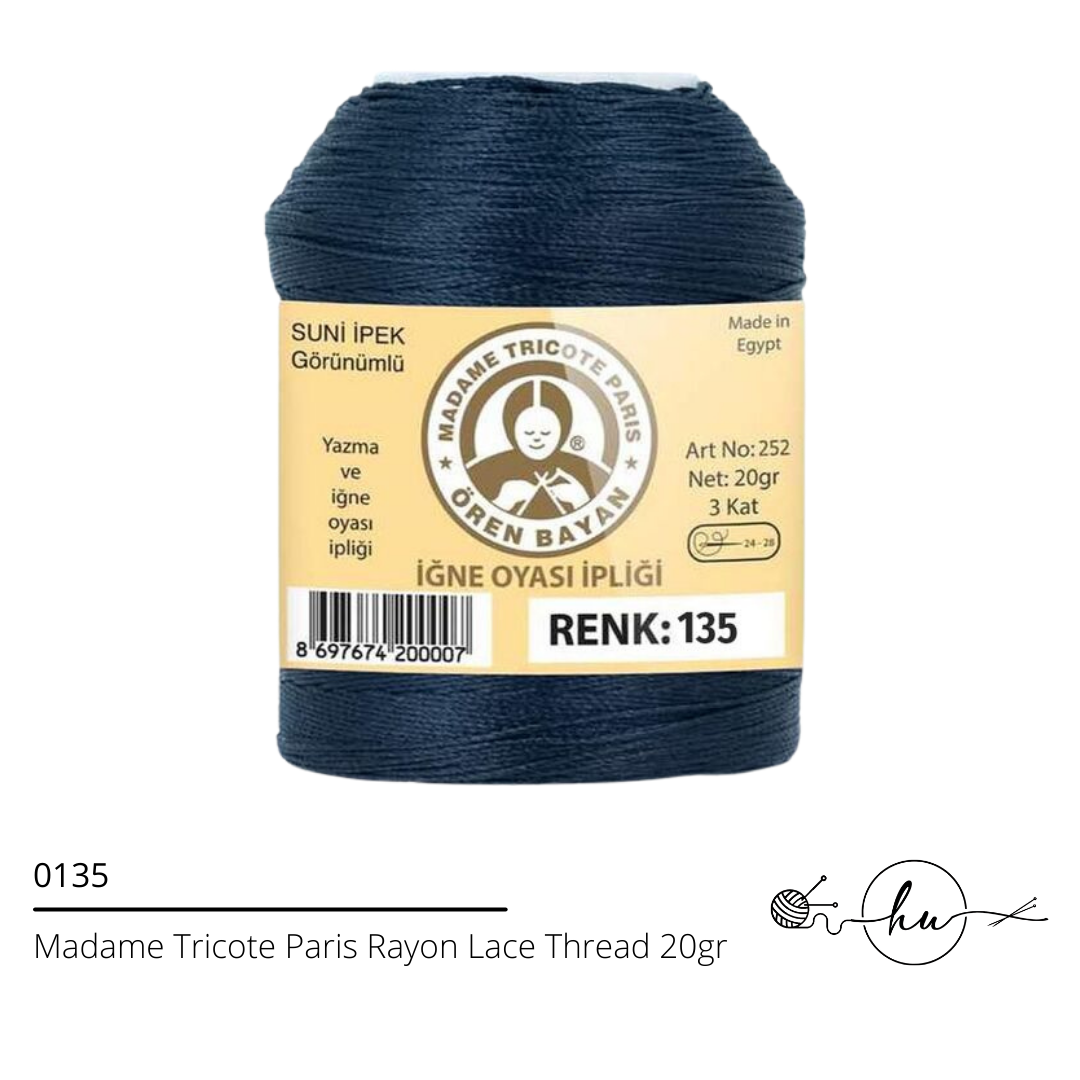 Madame Tricote Paris Rayon Lace Thread 20gr