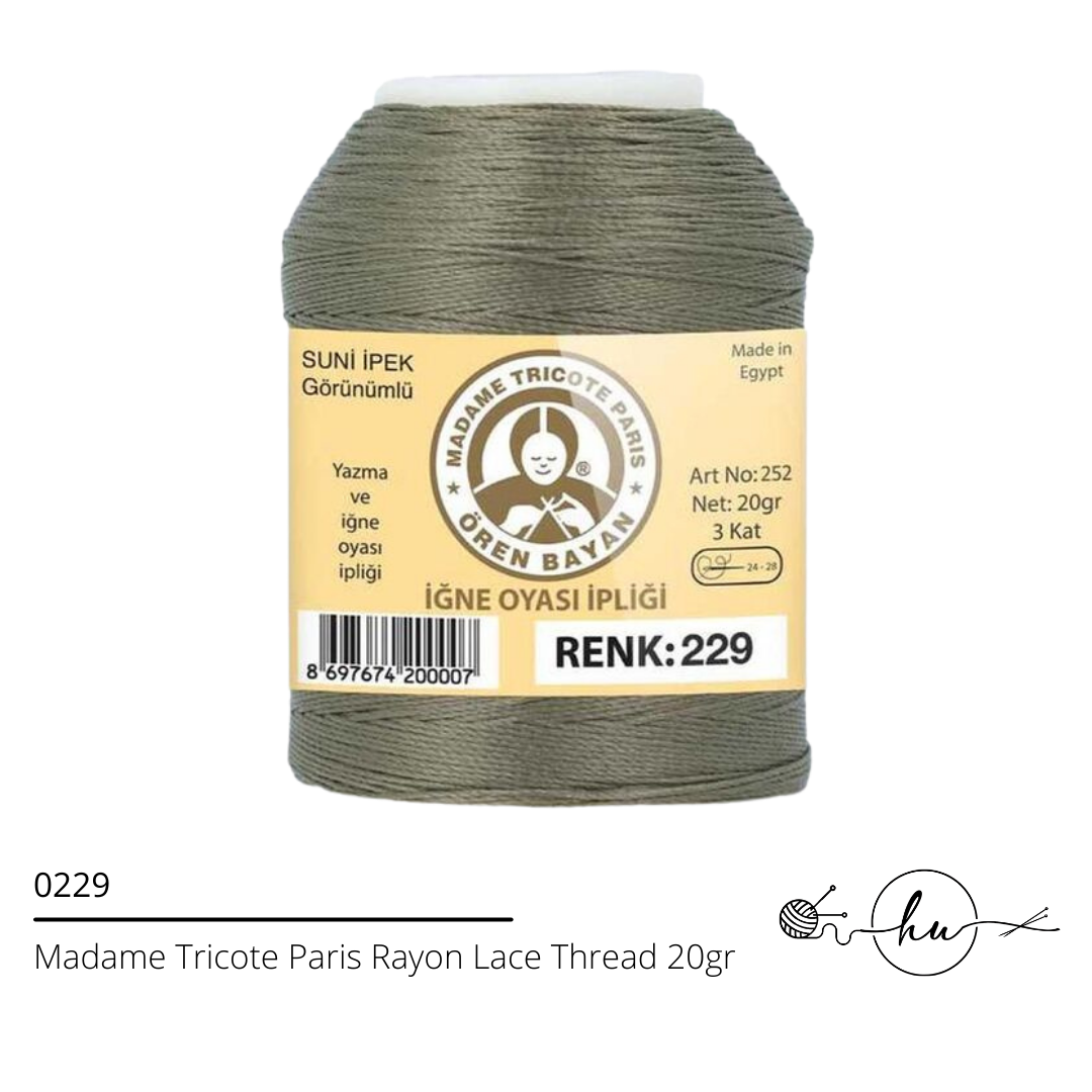 Madame Tricote Paris Rayon Lace Thread 20gr