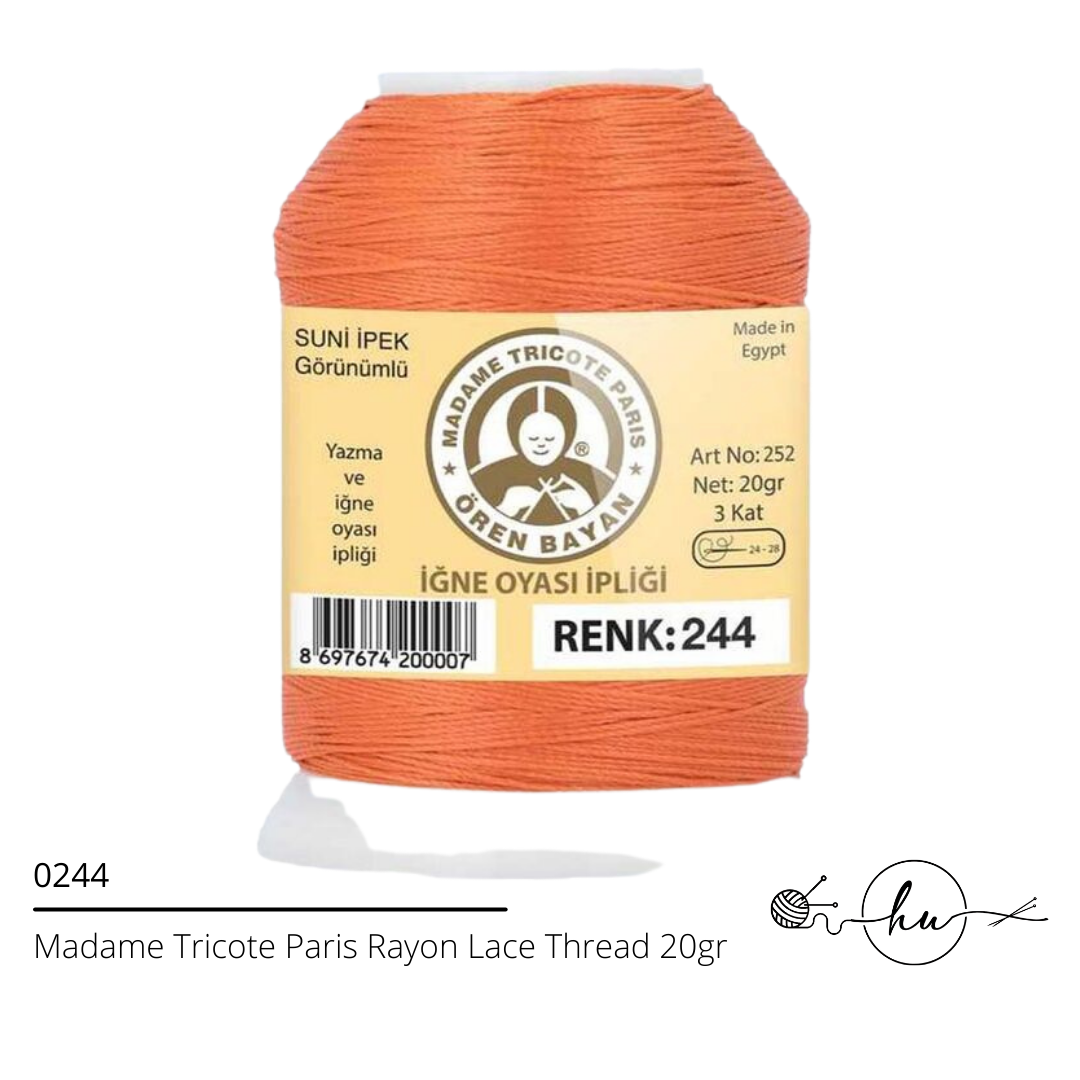 Madame Tricote Paris Rayon Lace Thread 20gr