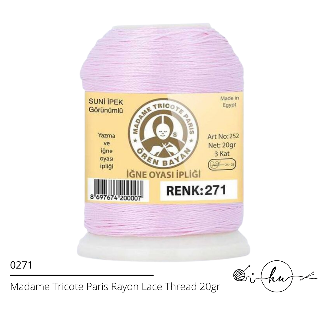 Madame Tricote Paris Rayon Lace Thread 20gr