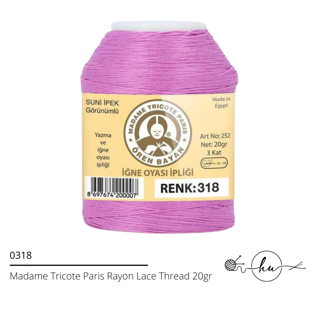 Madame Tricote Paris Rayon Lace Thread 20gr