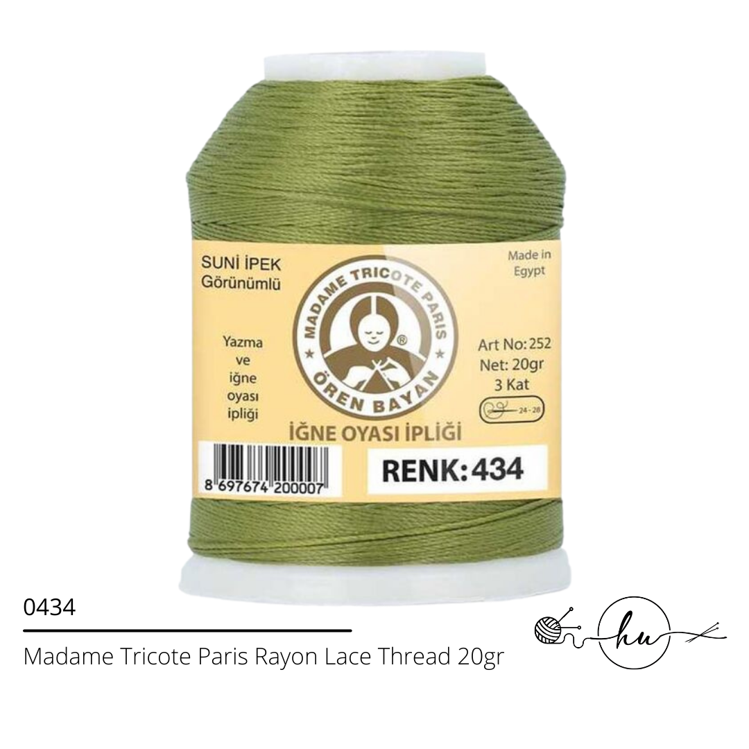 Madame Tricote Paris Rayon Lace Thread 20gr