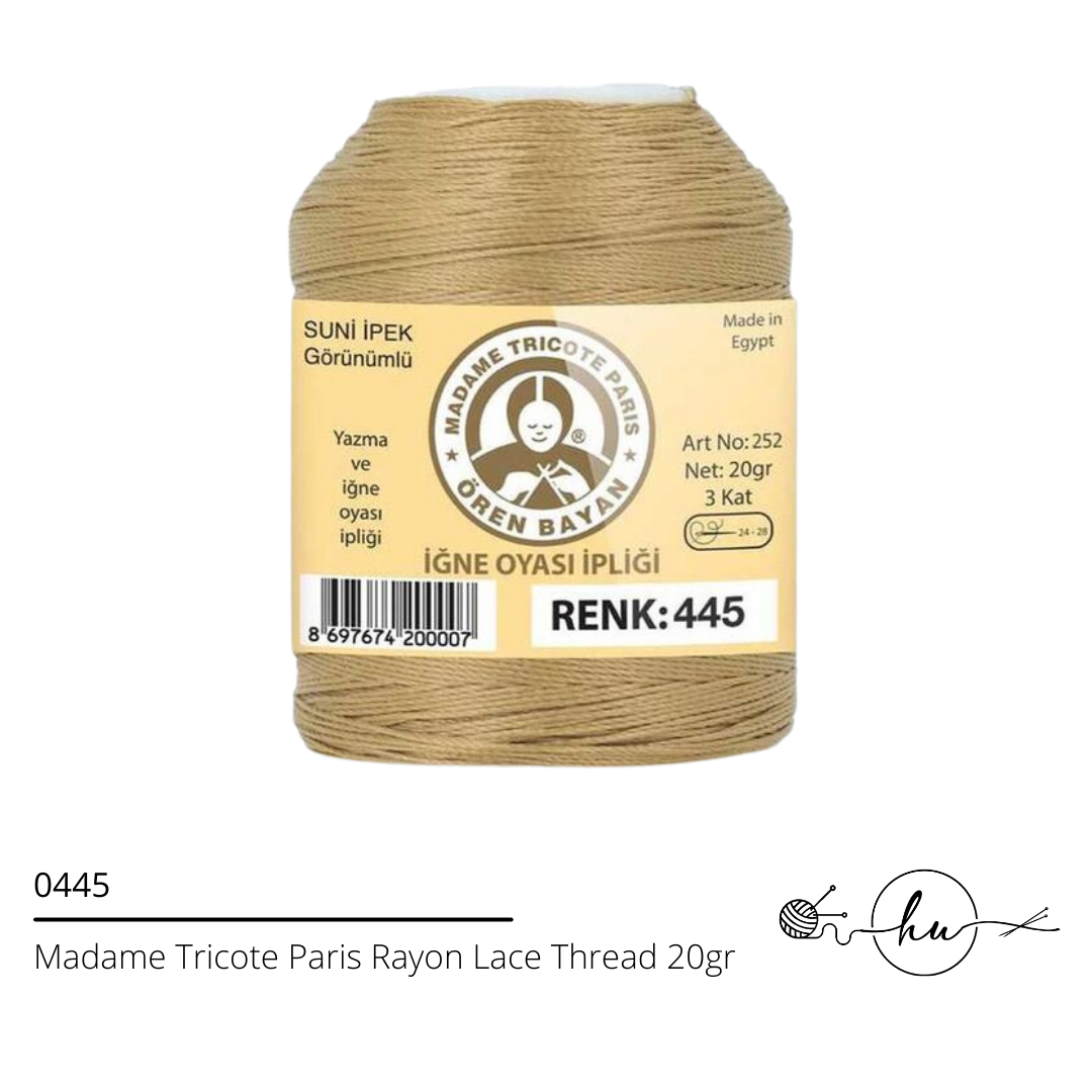 Madame Tricote Paris Rayon Lace Thread 20gr