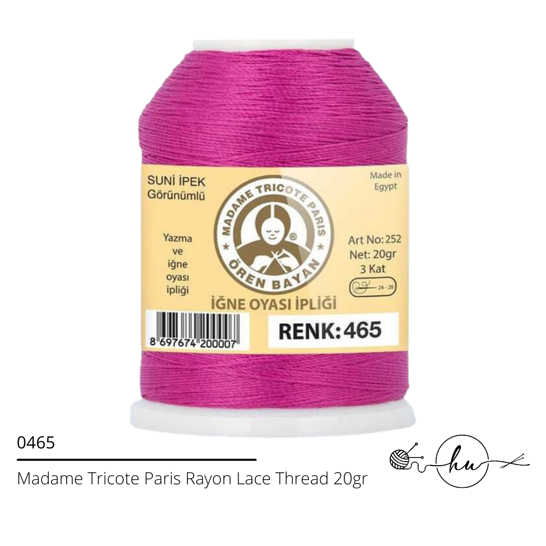 Madame Tricote Paris Rayon Lace Thread 20gr