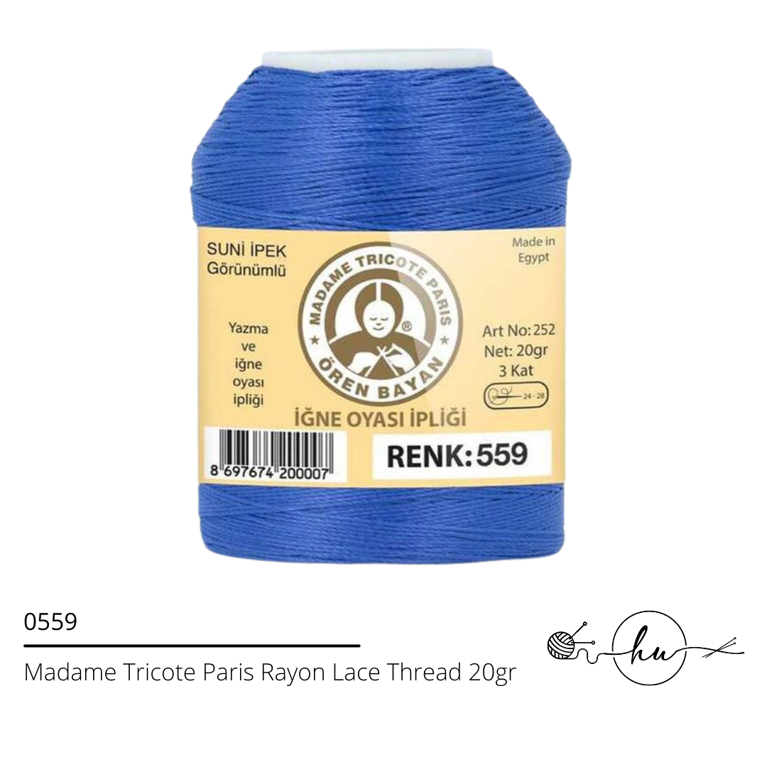 Madame Tricote Paris Rayon Lace Thread 20gr