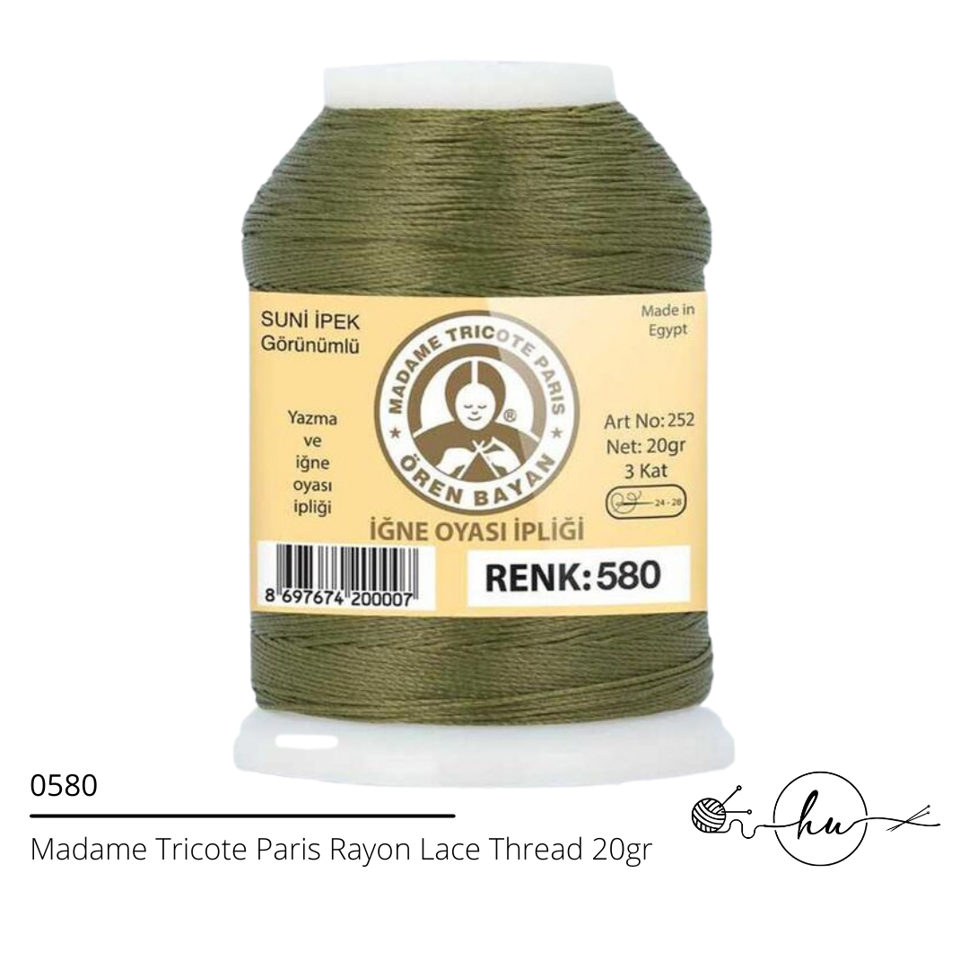 Madame Tricote Paris Rayon Lace Thread 20gr