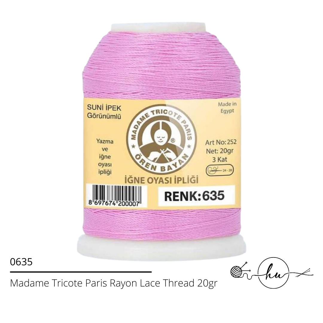 Madame Tricote Paris Rayon Lace Thread 20gr