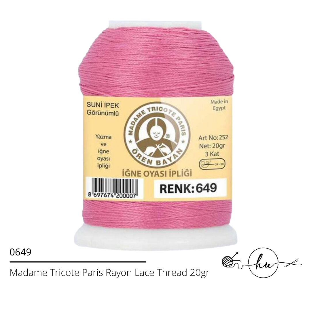 Madame Tricote Paris Rayon Lace Thread 20gr