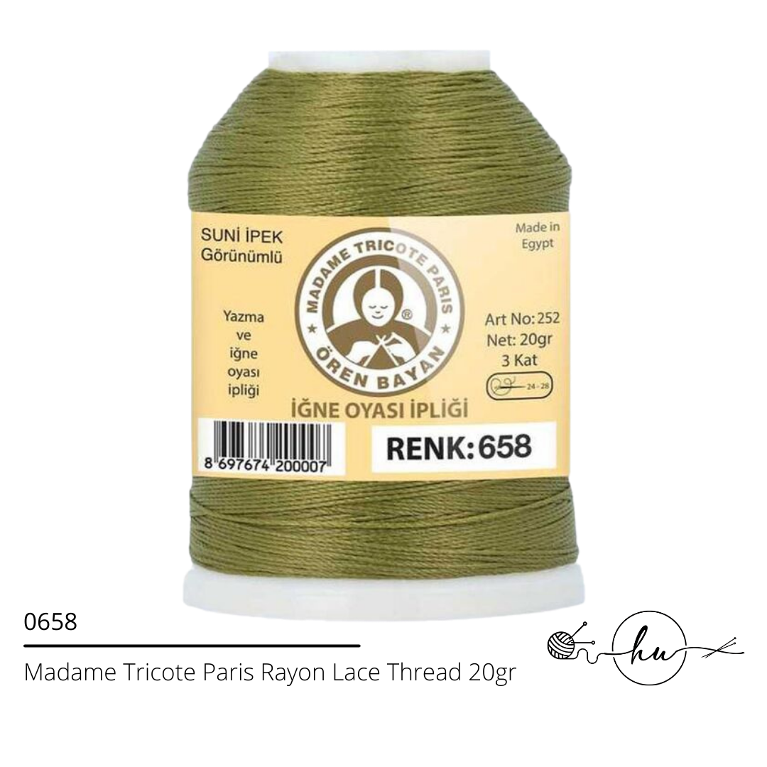 Madame Tricote Paris Rayon Lace Thread 20gr