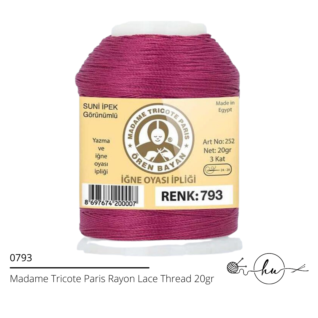 Madame Tricote Paris Rayon Lace Thread 20gr