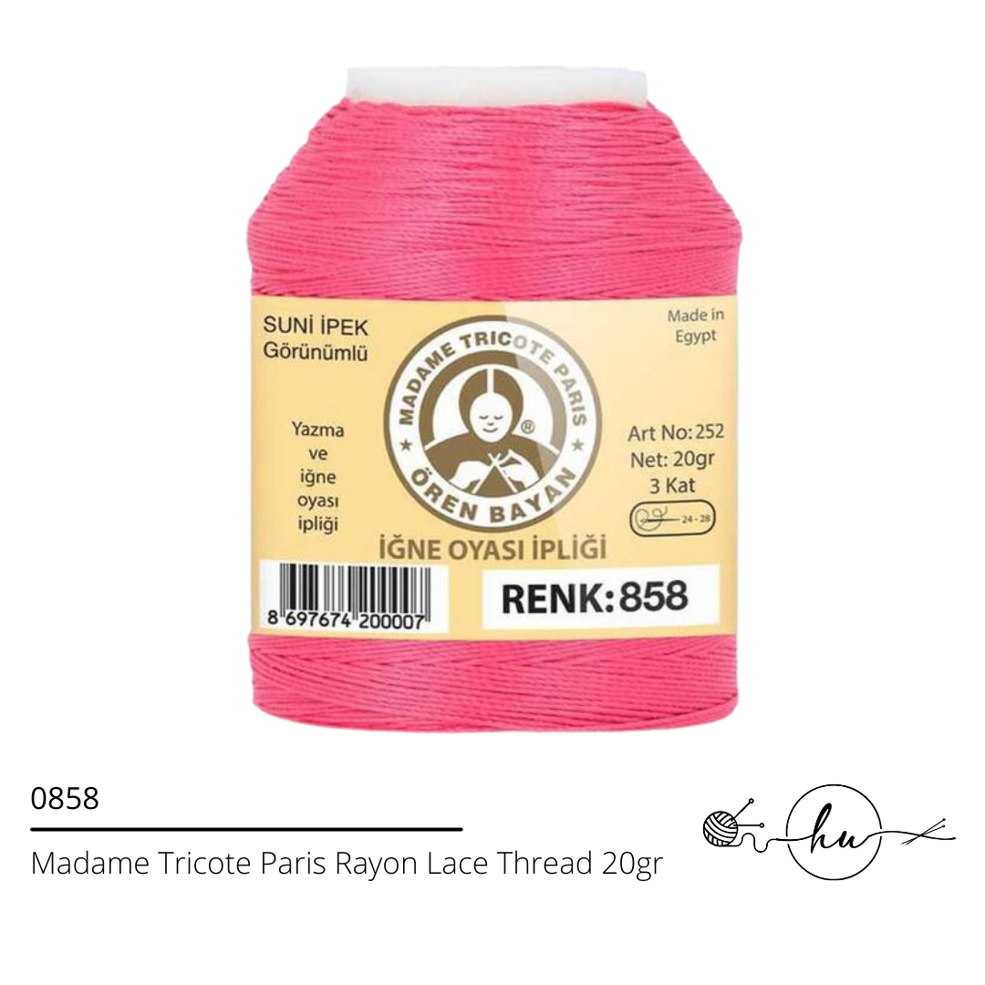 Madame Tricote Paris Rayon Lace Thread 20gr