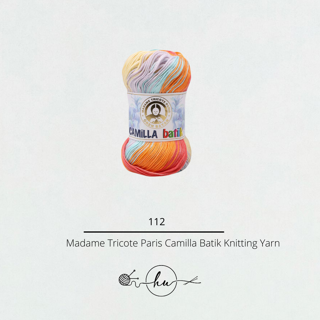 Madame Tricote Paris Camilla Batik Mercerise Cotton Knitting Yarn