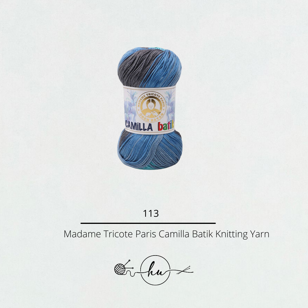 Madame Tricote Paris Camilla Batik Mercerise Cotton Knitting Yarn