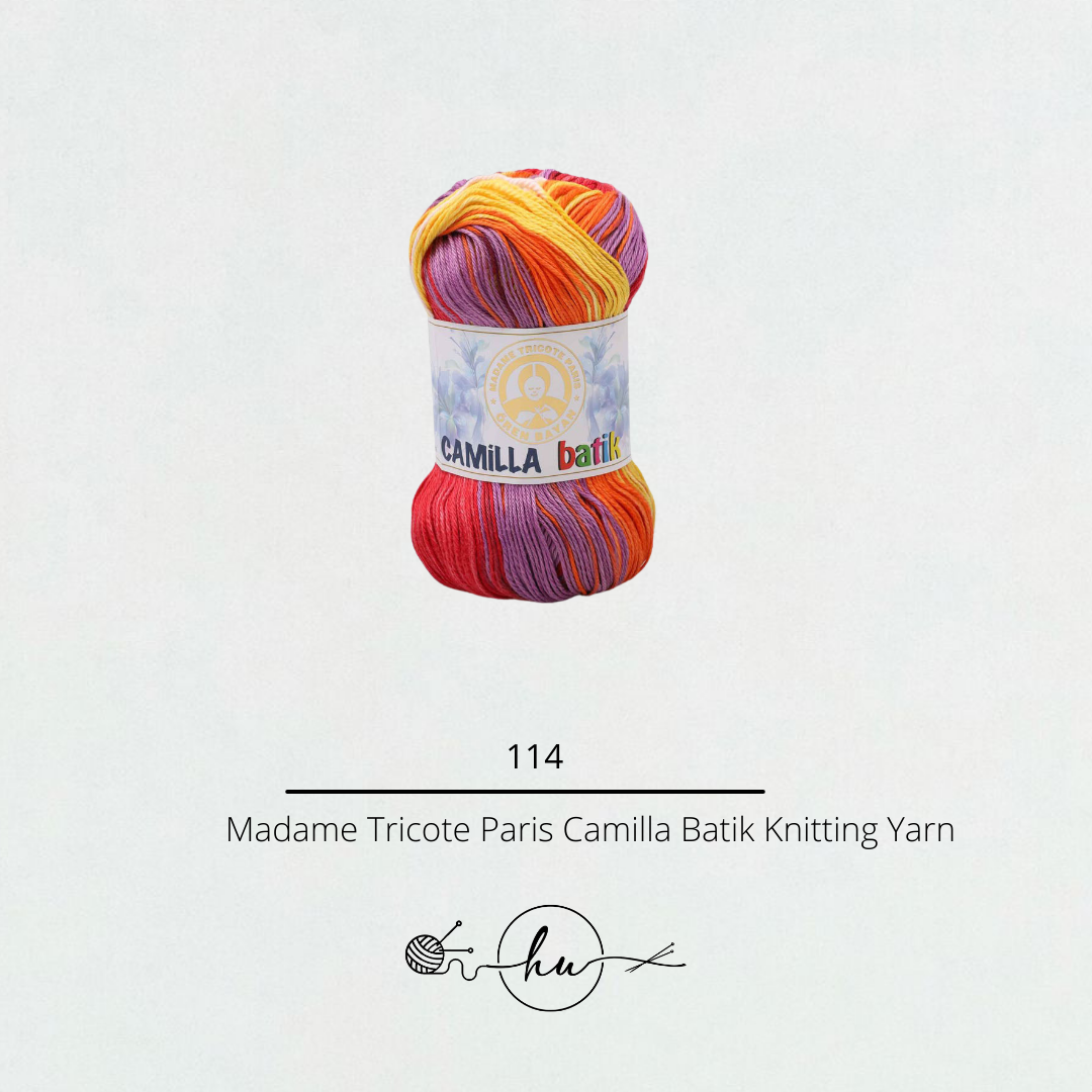 Madame Tricote Paris Camilla Batik Mercerise Cotton Knitting Yarn