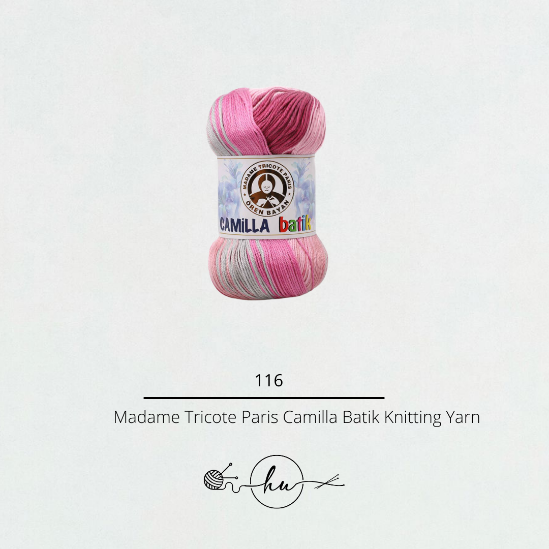 Madame Tricote Paris Camilla Batik Mercerise Cotton Knitting Yarn