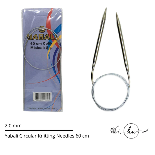 Yabali Circular Knitting Needles 60 cm