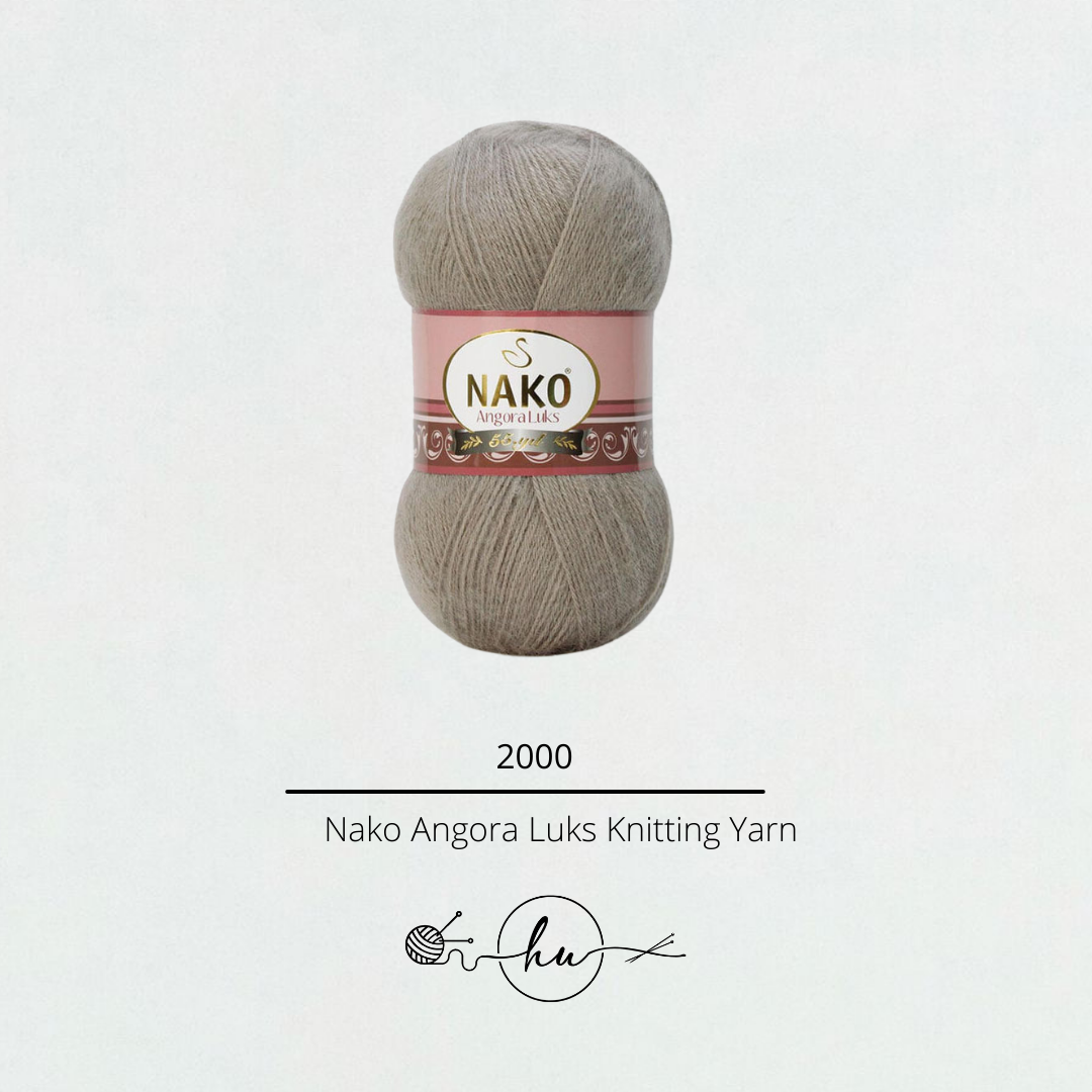 Nako Angora Luks Knitting Yarn