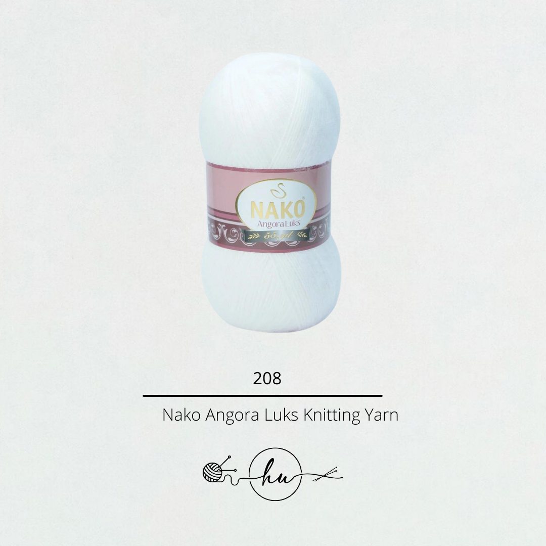 Nako Angora Luks Knitting Yarn