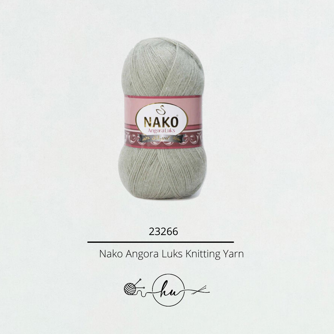 Nako Angora Luks Knitting Yarn