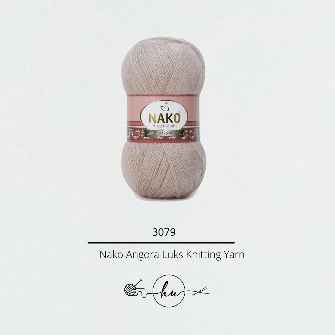 Nako Angora Luks Knitting Yarn