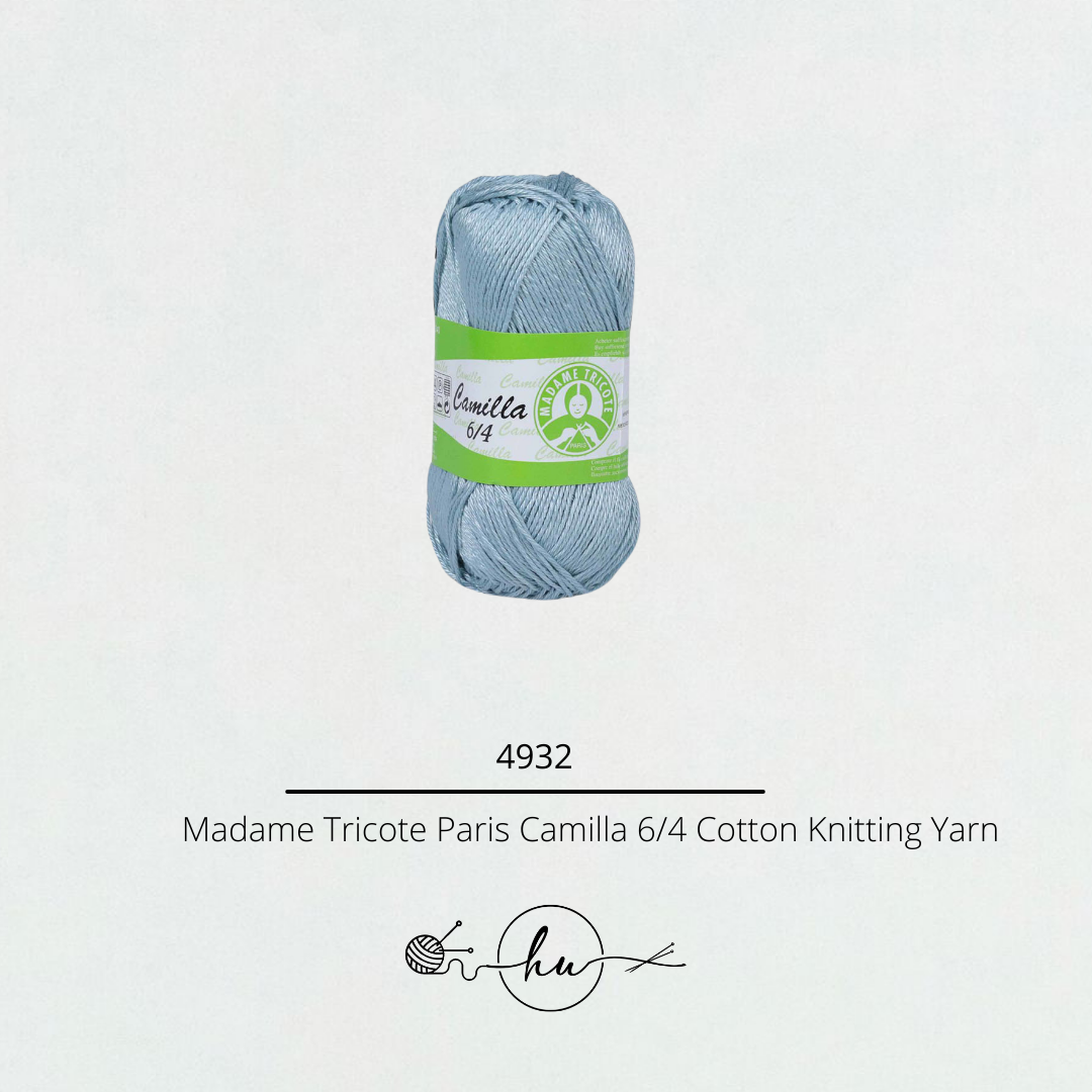 Madame Tricote Paris Camilla 6/4 Cotton Knitting Yarn