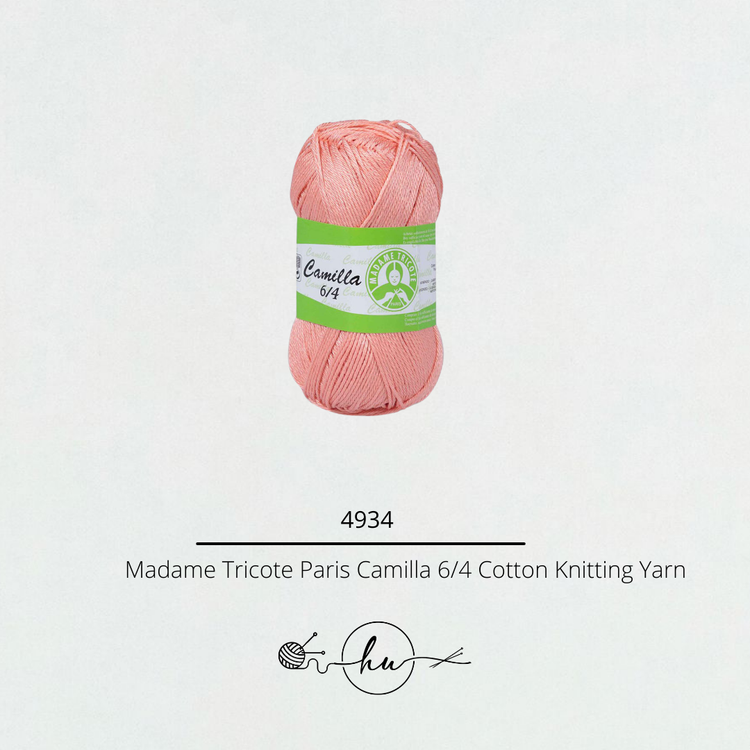 Madame Tricote Paris Camilla 6/4 Cotton Knitting Yarn