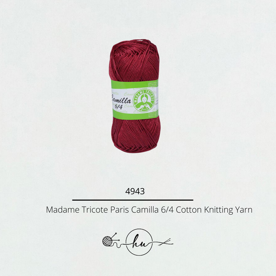 Madame Tricote Paris Camilla 6/4 Cotton Knitting Yarn