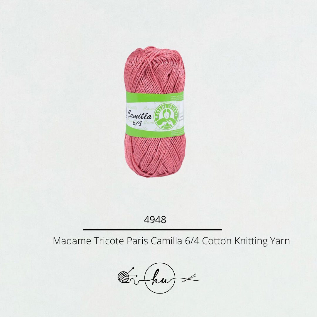 Madame Tricote Paris Camilla 6/4 Cotton Knitting Yarn