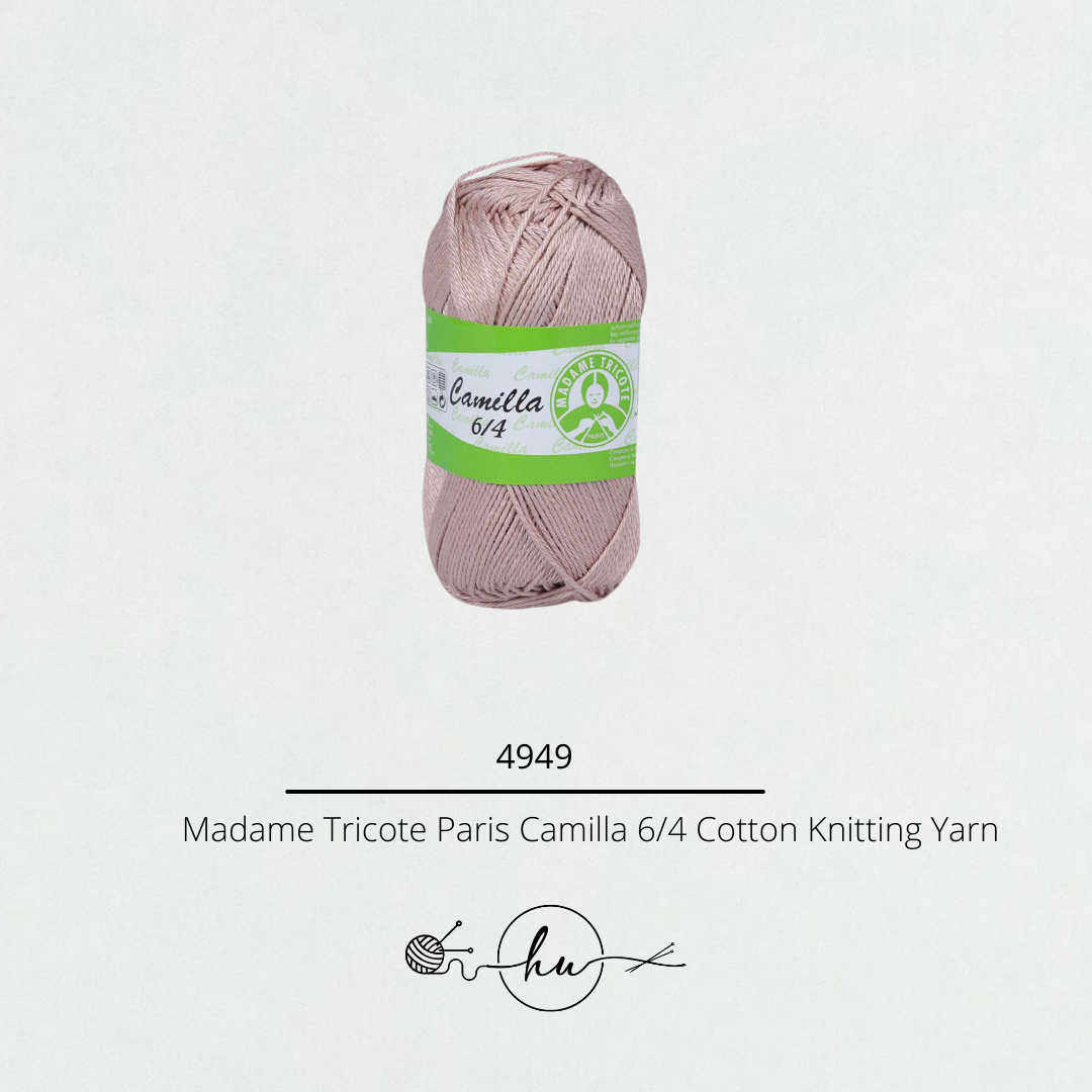 Madame Tricote Paris Camilla 6/4 Cotton Knitting Yarn