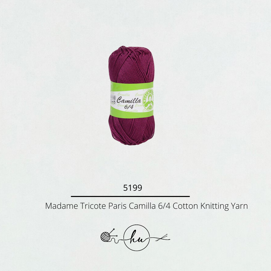 Madame Tricote Paris Camilla 6/4 Cotton Knitting Yarn