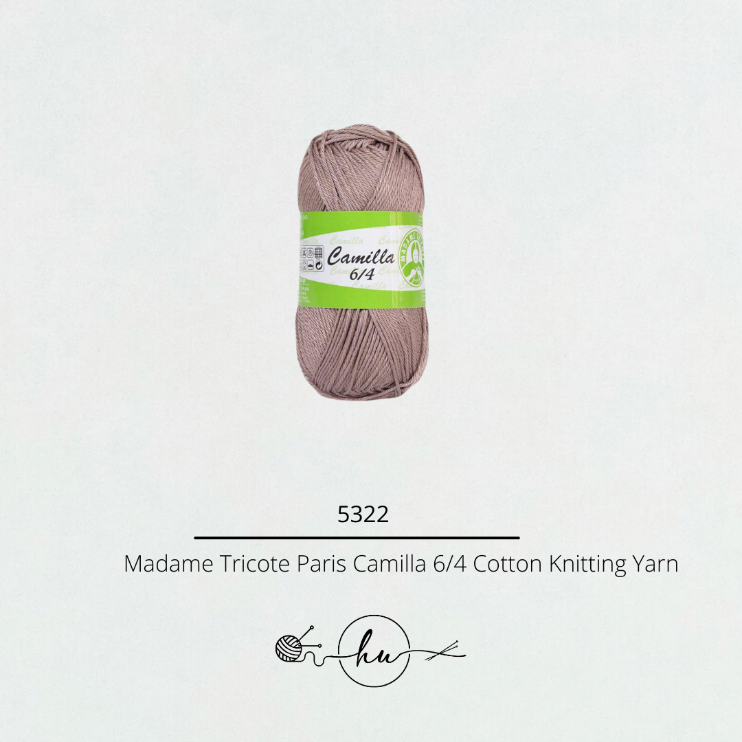 Madame Tricote Paris Camilla 6/4 Cotton Knitting Yarn