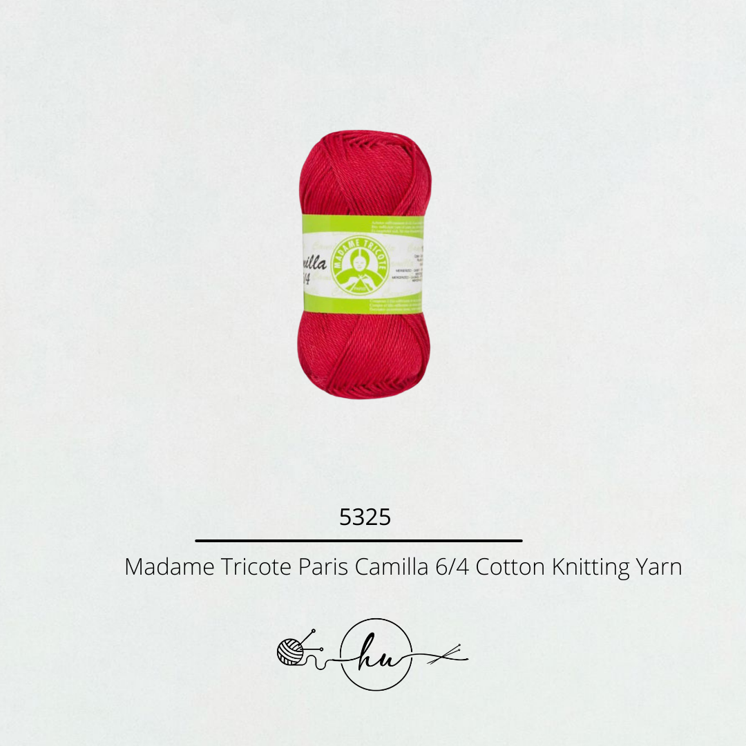 Madame Tricote Paris Camilla 6/4 Cotton Knitting Yarn