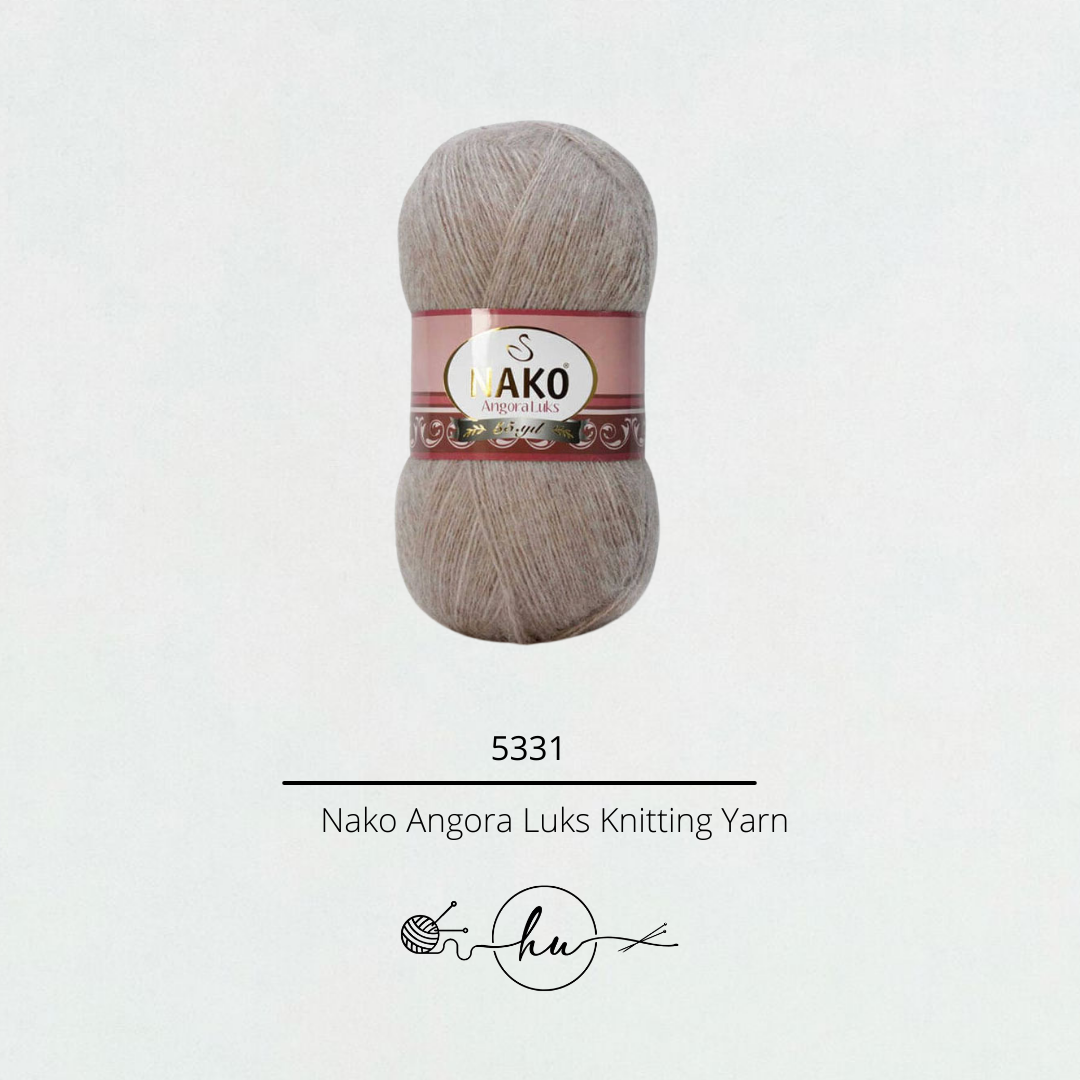 Nako Angora Luks Knitting Yarn