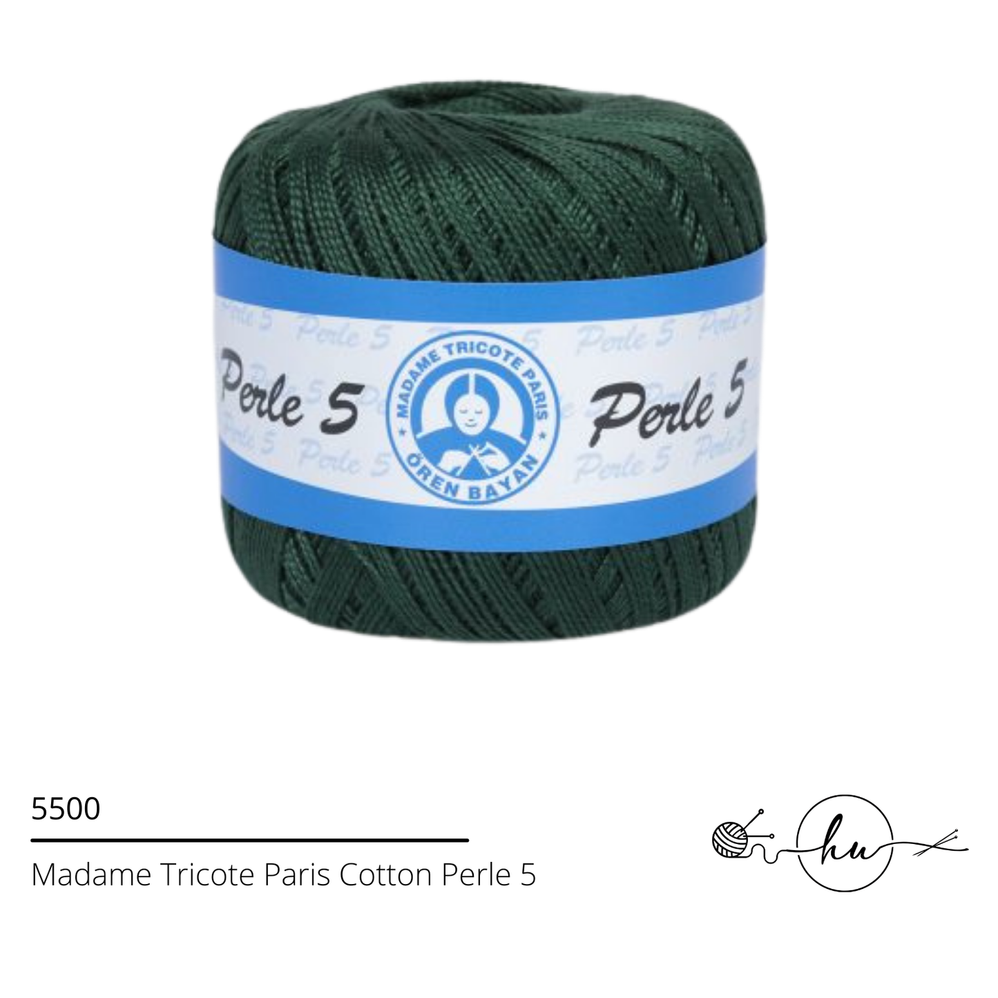 Madame Tricote Paris Cotton Perle 5 Crochet Yarn