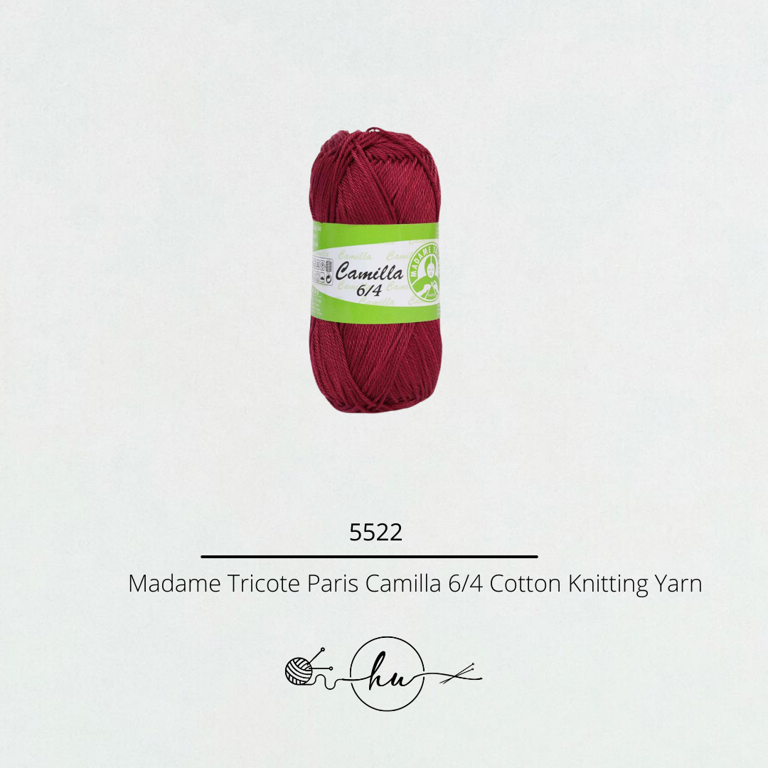 Madame Tricote Paris Camilla 6/4 Cotton Knitting Yarn