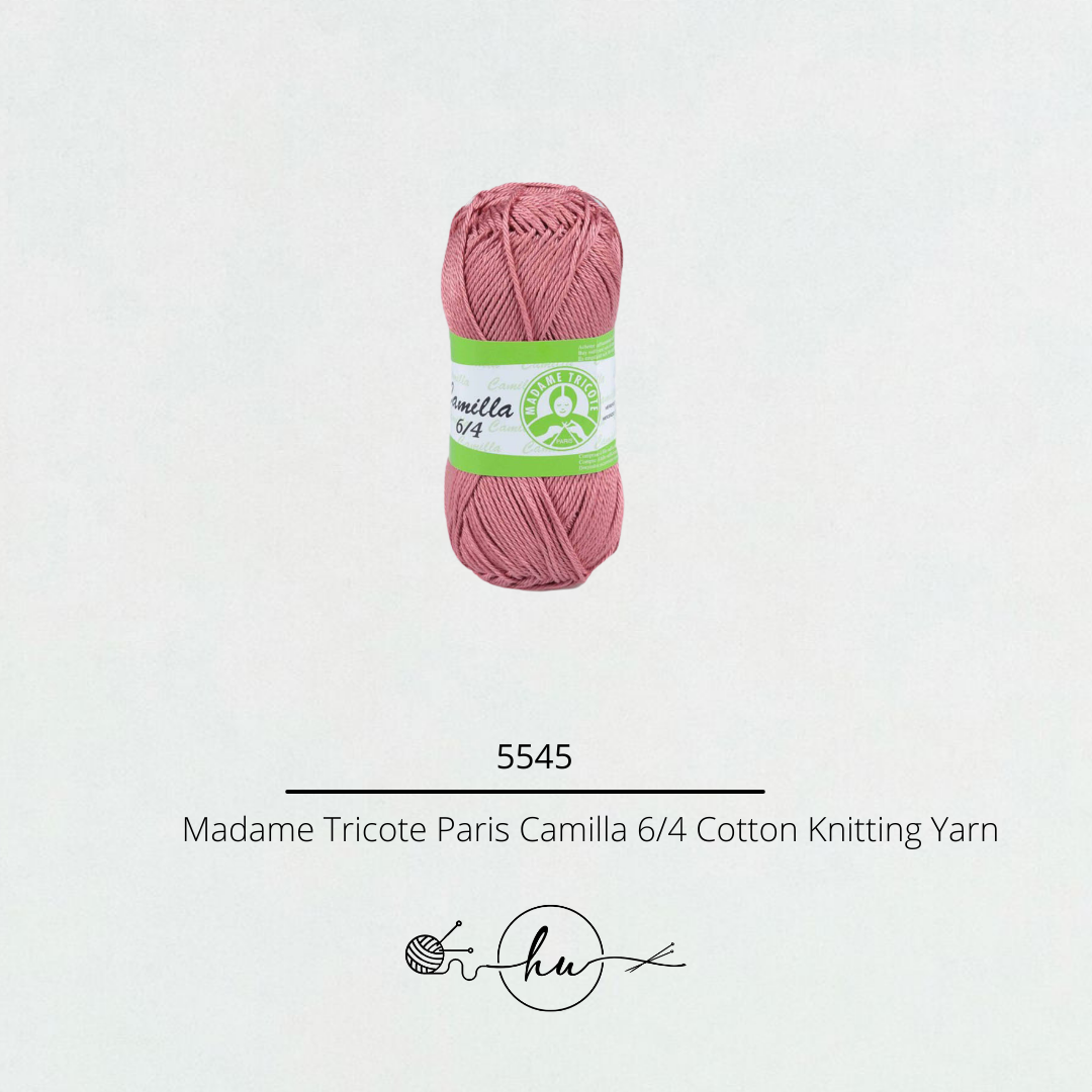 Madame Tricote Paris Camilla 6/4 Cotton Knitting Yarn