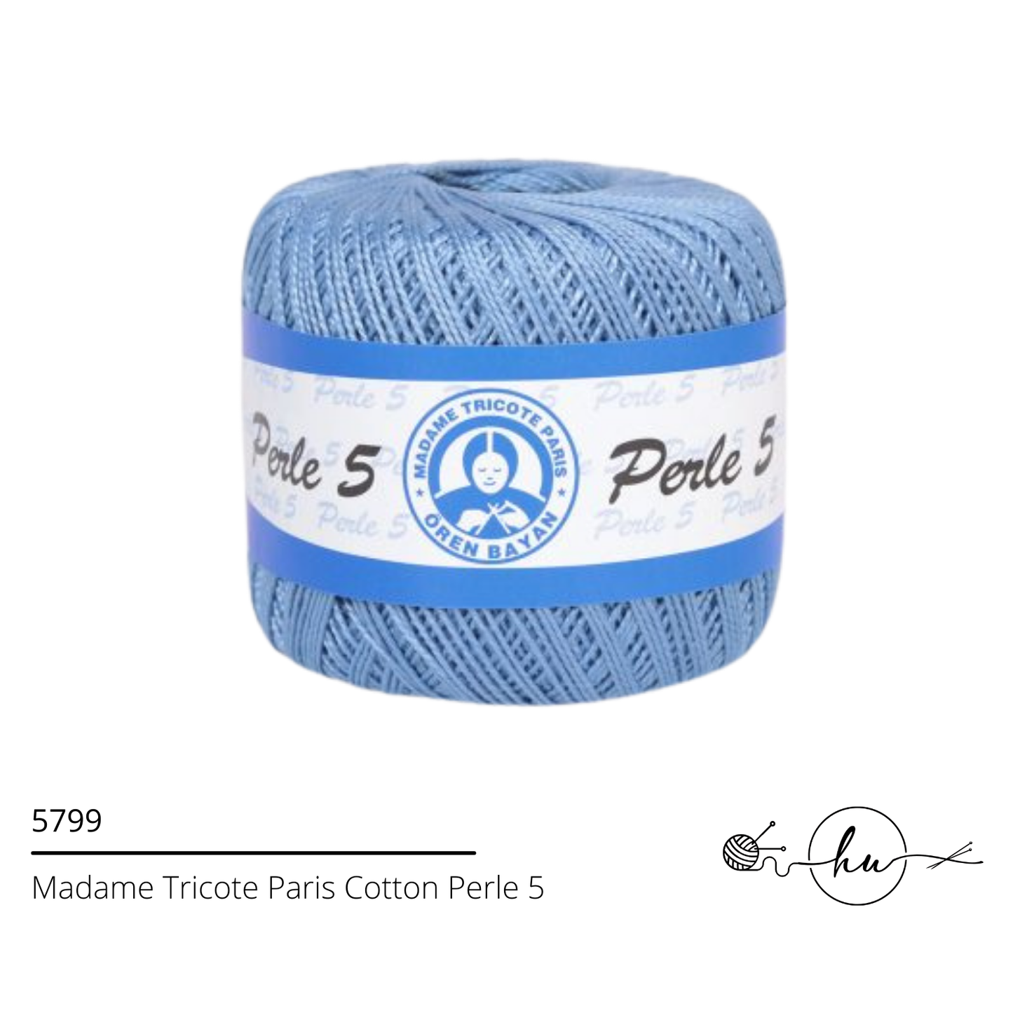 Madame Tricote Paris Cotton Perle 5 Crochet Yarn