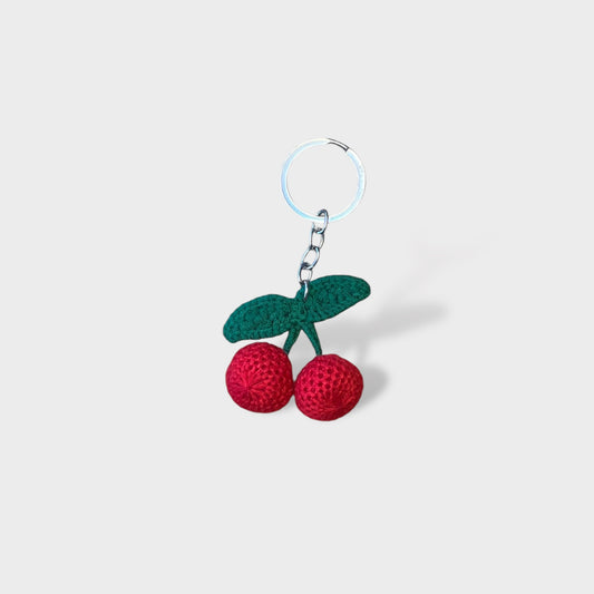 Handmade Amigurumi Keychain Cherry 4 cm