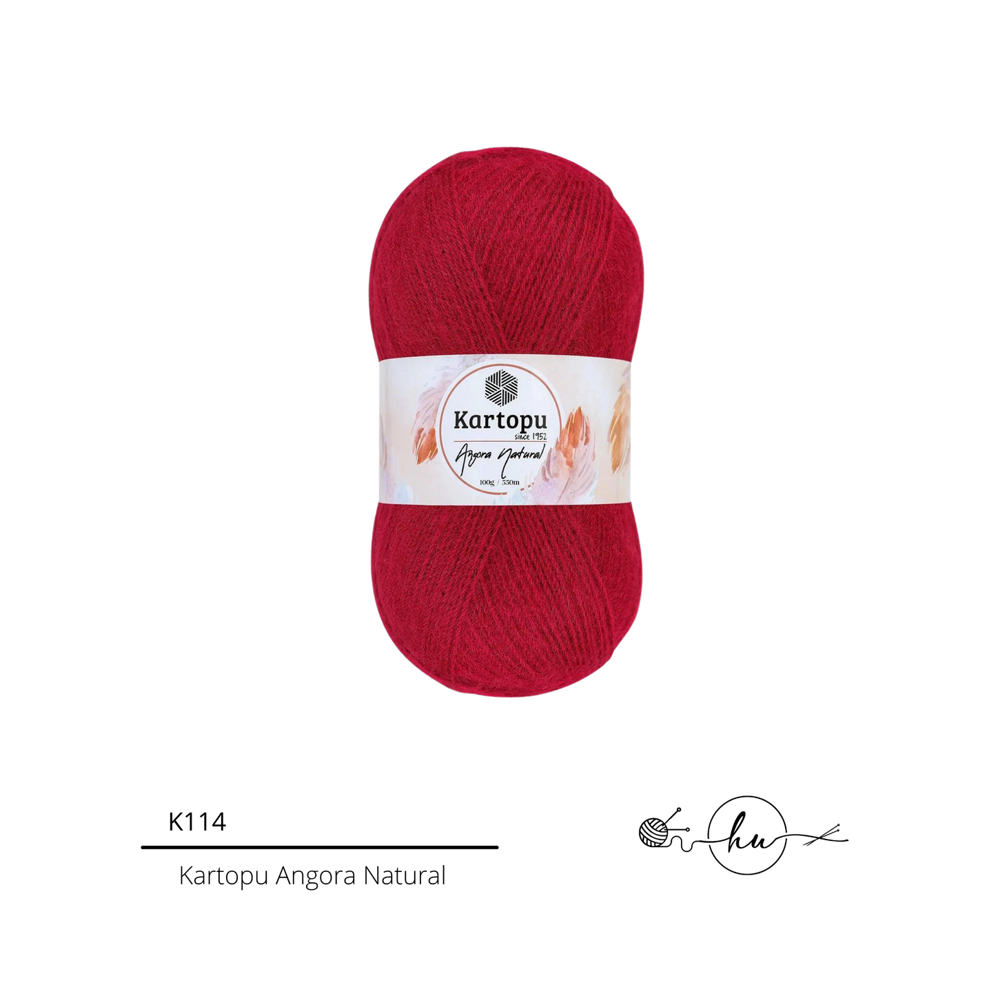 Kartopu Angora Natural Knitting Yarn