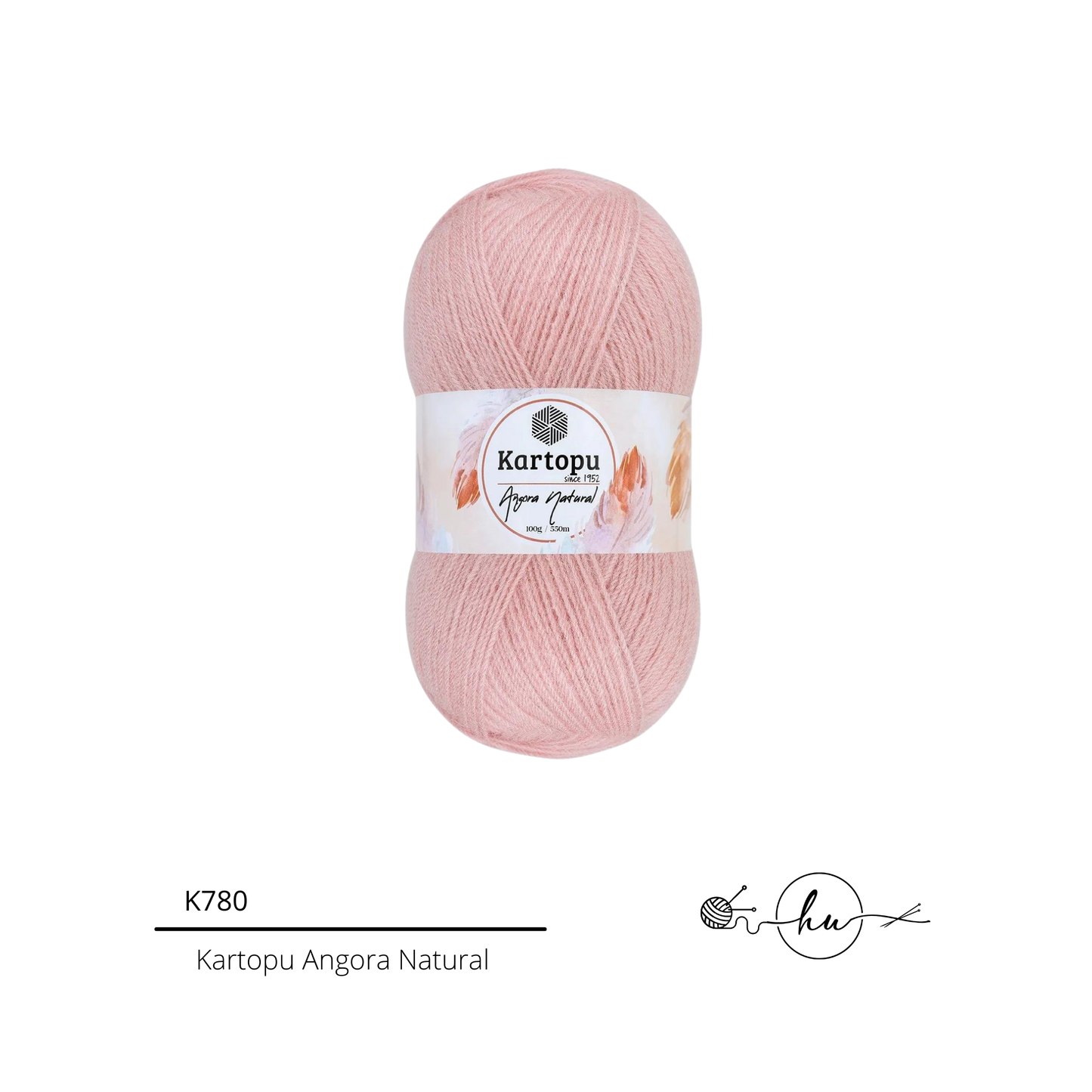 Kartopu Angora Natural Knitting Yarn